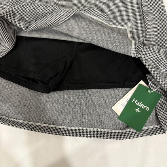 HALARA NWT High Waisted Houndstooth Mini Work Skirt Built in Shorts Size Large - Picture 6 of 10